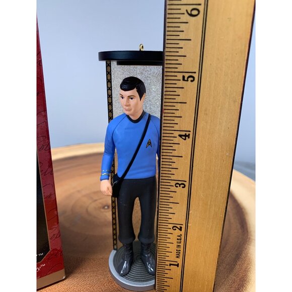 Hallmark Star Trek Dr. Leonard H. "Bones" McCoy Ornament 1997 Collectible Figuri - Picture 7 of 9